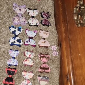 Colorful Cat Ear Hair Clips Set